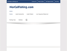 Tablet Screenshot of norcalfishing.com